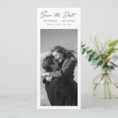 Bookmark Old Money Wedding Photo Save the Date セーブザデート (スタンド正面)