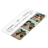 Bookmark Photo Booth Save the Date Magnet マグネット (左側)