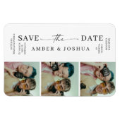 Bookmark Photo Booth Save the Date Magnet マグネット (横)