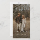 Bookmark Photo Finally Save the Date Weddings (正面)