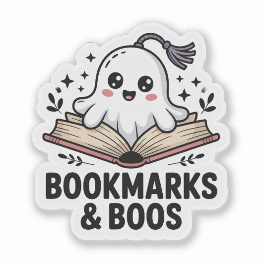 Bookmarks & Boos シール (正面)