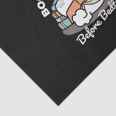 Books and Barks – Cute Sleepy Dog Reading Design 薄葉紙 (詳細)