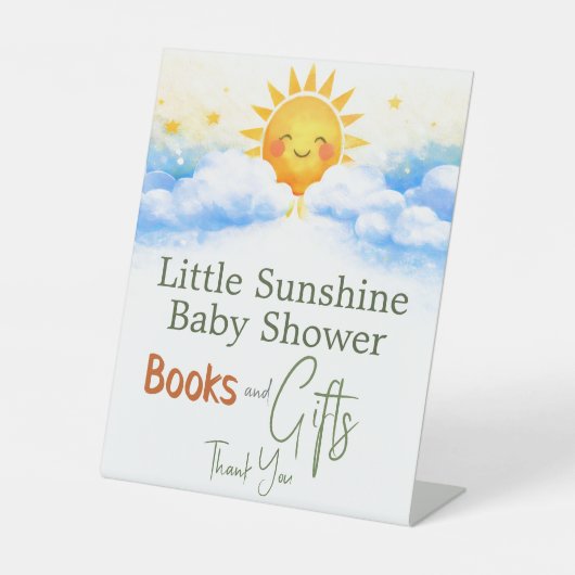 Books And Gifts For Sunshine Baby Showe 台座サイン (正面)