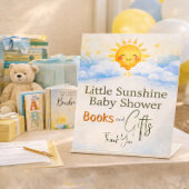 Books And Gifts For Sunshine Baby Showe 台座サイン