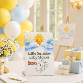 Books And Gifts For Sunshine Baby Showe 台座サイン