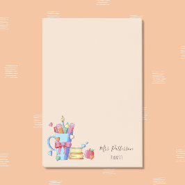 Books Appleおよびハート先生ノート ポストイット