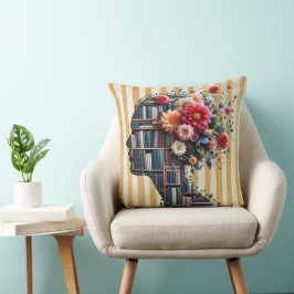 Books Are My Therapy for Bookish クッション