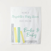 Books Baby Shower タペストリー (正面)