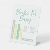 Books Baby Shower 台座サイン (正面)