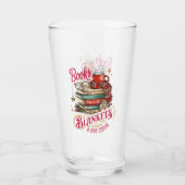 Books Blankets and Hot Cocoa タンブラーグラス (裏面)