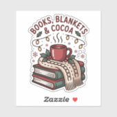 Books, Blankets & Cocoa Cozy Holiday シール (シート)