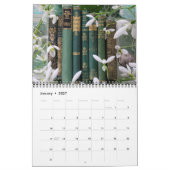 Books & Blossoms 2026 カレンダー (1月 2027)