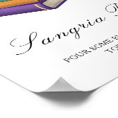 Books Bridal shower - Sangria bar ポスター (角)