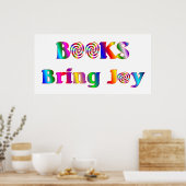 Books Bring Joy Poster - Starting at $11.80 ポスター (キッチン)