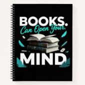 Books Can Open Your Mind ノートブック (正面)