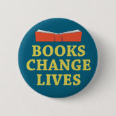 Books Change Lives 缶バッジ (正面)