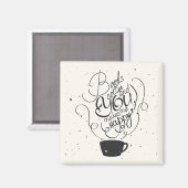 Books Coffeeと私を幸せにする マグネット (正面/裏面)