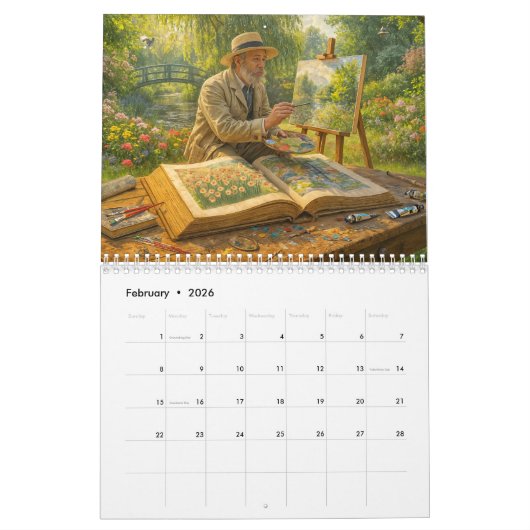 Books Come Alive – Imaginative Literary カレンダー (2月 2026)