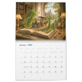 Books Come Alive – Imaginative Literary カレンダー (1月 2027)