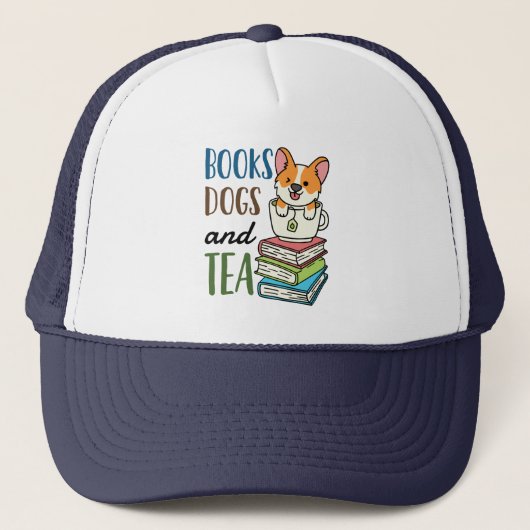 Books Dogs and Tea 読 Weekend's キャップ (正面)