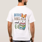 Books Dogs and Tea 読 Weekend's Tシャツ (裏面)