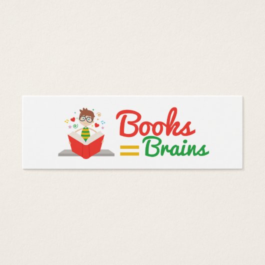 Books Equal Brainsブックマーク (正面)