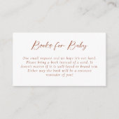 Books for ベビーハローベビーシャワーQRコード銅 エンクロージャーカード (正面)