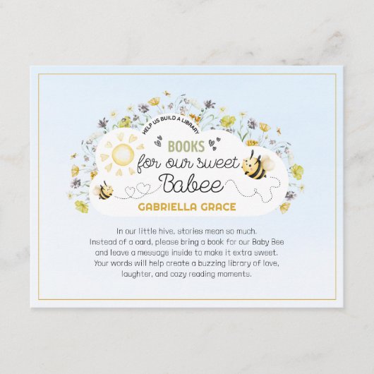 Books For Babee Card ノートカード (正面)