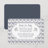 Books for Baby Blue Seagull Seashells エンクロージャーカード (正面/裏面)