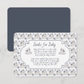 Books for Baby Blue Seagull Seashells エンクロージャーカード (正面/裏面)