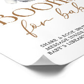 Books for Baby Boho Christmas Holiday Baby Shower ポスター (角)