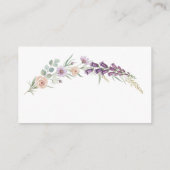 Books for Baby  Boho Floral Baby Shower custom  エンクロージャーカード (裏面)