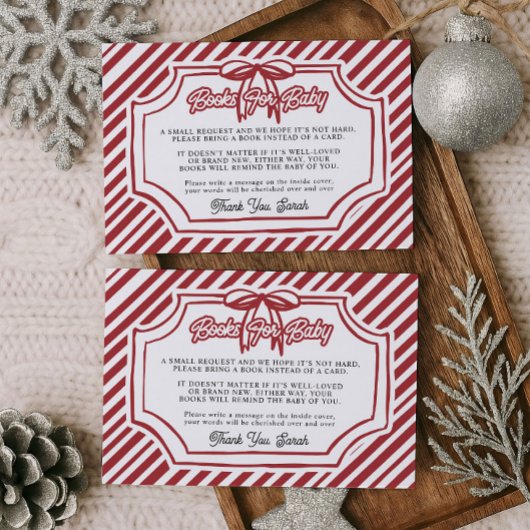 Books for Baby Card Insert  エンクロージャーカード