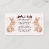 Books for Baby Card with Bunny Illustration エンクロージャーカード (正面)