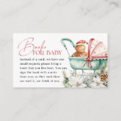 Books for Baby Christmas Gingerbread Baby Shower エンクロージャーカード (正面)