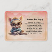 Books for Baby Cute Kitten Reading A Book エンクロージャーカード (正面)