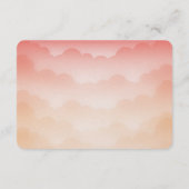 Books for Baby Cute Kitten Reading A Book エンクロージャーカード (裏面)