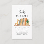 Books For Baby Gender Neutral Baby Shower エンクロージャーカード (正面)