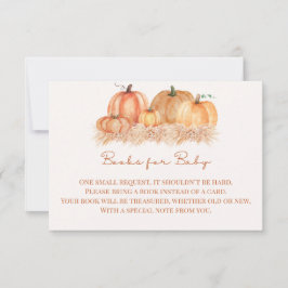 Books for Baby Insert | Autumn Pampas Grass サンキューカード