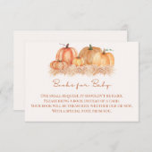 Books for Baby Insert | Autumn Pampas Grass サンキューカード (正面/裏面)