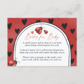 Books for Baby Ladybug Request Card エンクロージャーカード (正面)