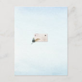 Books For Baby Little Love Letters Baby Shower ノートカード (裏面)