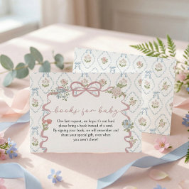 Books for Baby Little Wildflower Baby Shower エンクロージャーカード