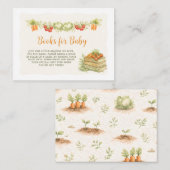 Books for Baby locally grown vegetable Garden  エンクロージャーカード (正面/裏面)