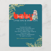 Books For Baby Mom-osa Theme Baby Shower Card ノートカード (正面)
