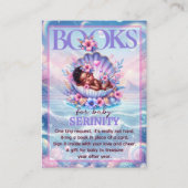Books for Baby Pastel Seashell Baby Shower エンクロージャーカード (正面)