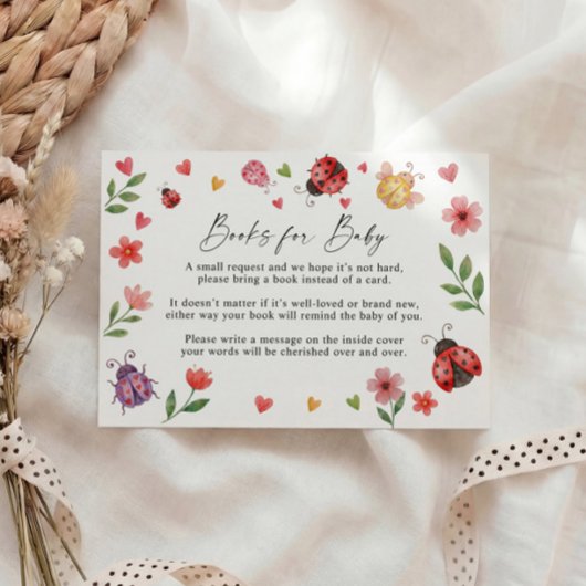 Books for Baby Request Card エンクロージャーカード