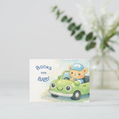 Books for Baby Shower Enclosure Card エンクロージャーカード (スタンド正面)