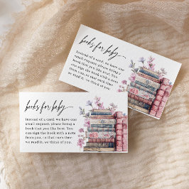 Books For Baby Storybook New Chapter Baby Shower エンクロージャーカード