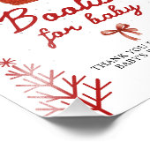 Books for Baby Winter Santa Sign フォトプリント (角)